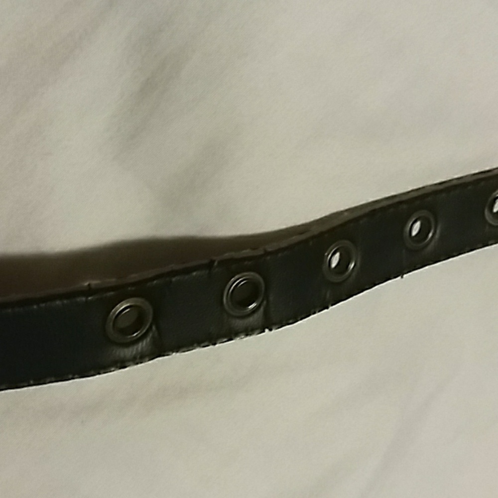 Colorful 70s inspired zigzag woven skinny belt - Picture 5 of 5